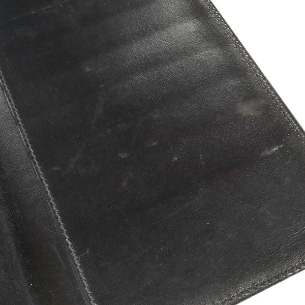 エルメス HERMES 長財布 ロングウォレット ボックスカーフ ブラック 黒 2つ折り 札入れ カード入れ 【中古】 エルメス HERMES 長財布 ロングウォレット ボックスカーフ ブラック 黒 2つ折り 札入れ カード入れ 【中古】