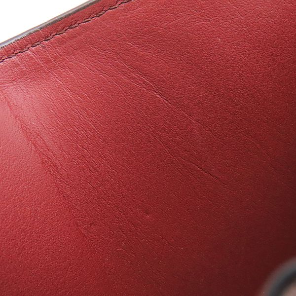 ロエベ LOEWE 三つ折り財布 バーティカル ウォレット スモール カーフ ソフトグレインカーフ ライトキャラメル×ピーカン シルバー金具 茶 アナグラム コンパクトウォレット 【箱】【中古】