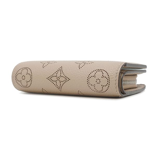 ルイヴィトン LOUIS VUITTON 二つ折り財布 ポルトフォイユ クレア モノグラムマヒナ ガレ シルバー金具 小銭入れ コンパクト M80817 RFID【中古】