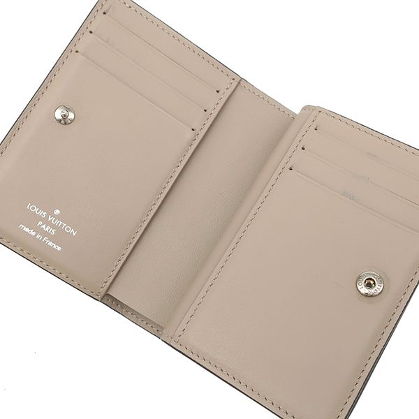 ルイヴィトン LOUIS VUITTON 二つ折り財布 ポルトフォイユ クレア モノグラムマヒナ ガレ シルバー金具 小銭入れ コンパクト M80817 RFID【中古】