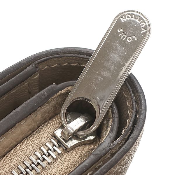 ルイヴィトン LOUIS VUITTON 二つ折り財布 ポルトフォイユ クレア モノグラムマヒナ ガレ シルバー金具 小銭入れ コンパクト M80817 RFID【中古】