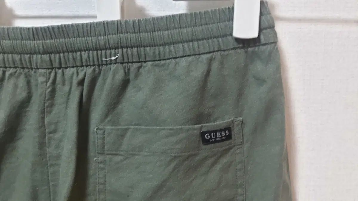 GUESS/麻混ストレッチ パンツ/ヴィンテージ/正規品/メンズ32-33インチ