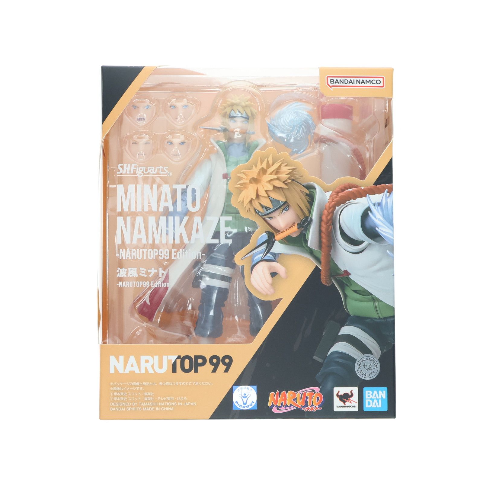 S.H.Figuarts(フィギュアーツ) 波風ミナト(なみかぜみなと) -NARUTOP99 Edition- NARUTO-ナルト- 疾風伝 完成品 可動フィギュア バンダイスピリッツ