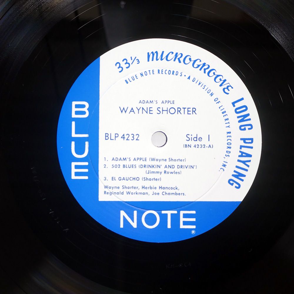国内盤 WAYNE SHORTER/ADAM'S APPLE/BLUE NOTE DBLP051 LP
