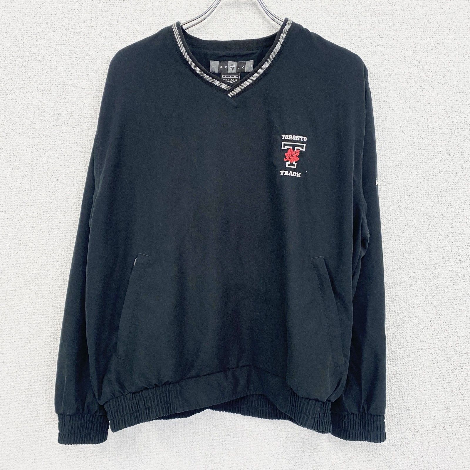 90s NIKE GOLF ナイキゴルフ プルオーバーナイロンジャケット 