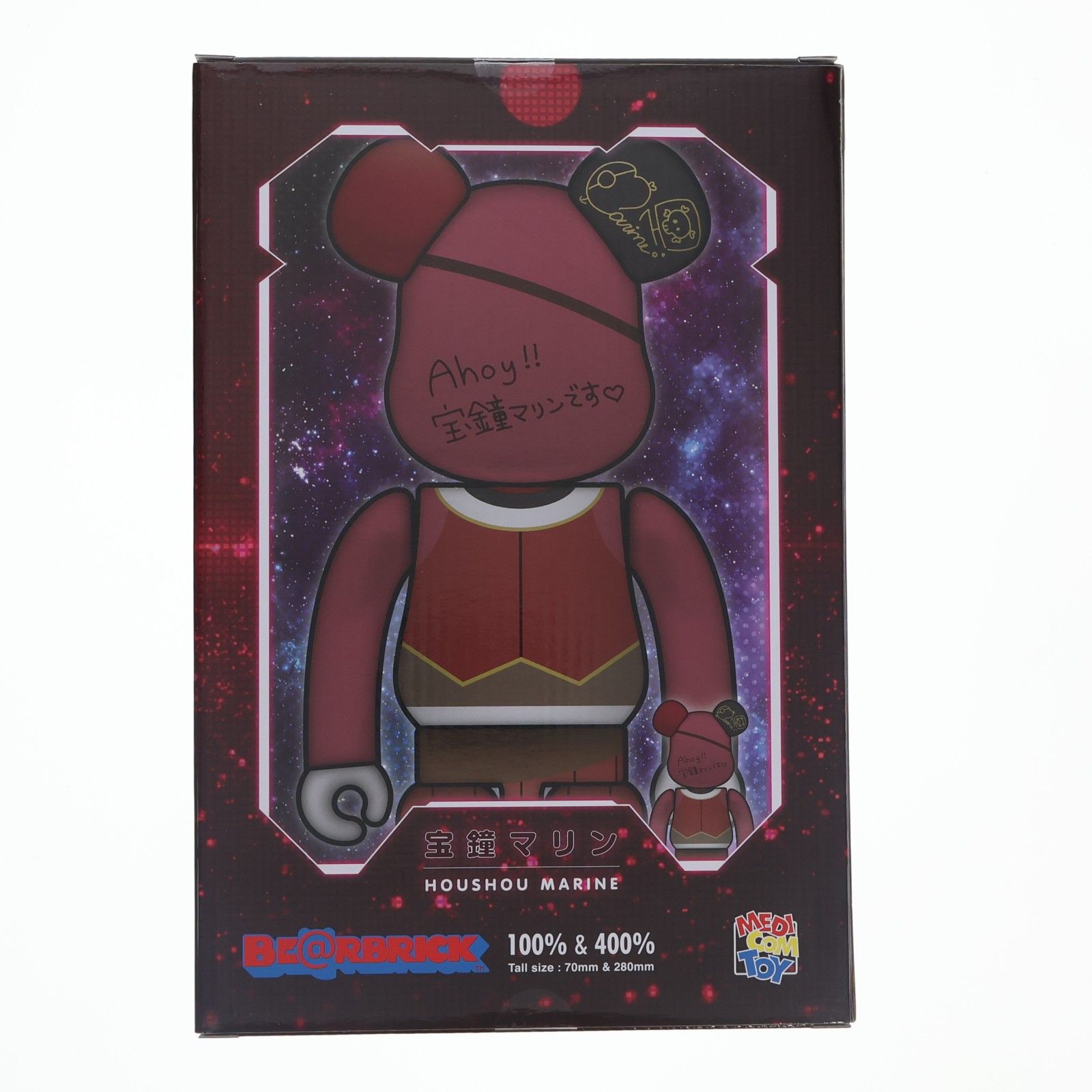 BE@RBRICK(ベアブリック) 宝鐘マリン 100%&400% hololive × BE@RBRICK