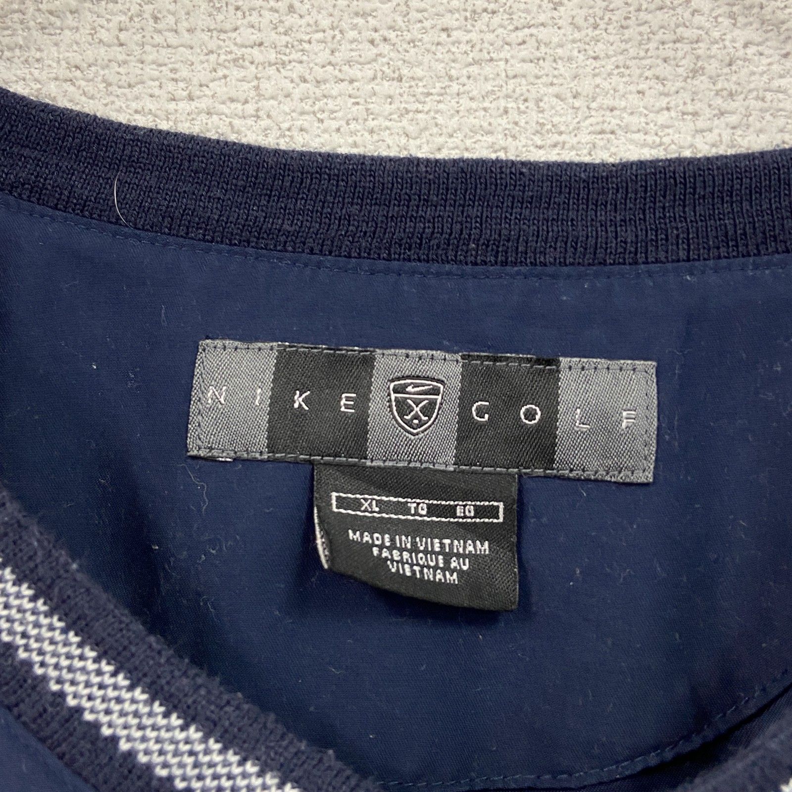 00s NIKE GOLF ナイキゴルフ プルオーバージャケット ヴィンテージ 紺 