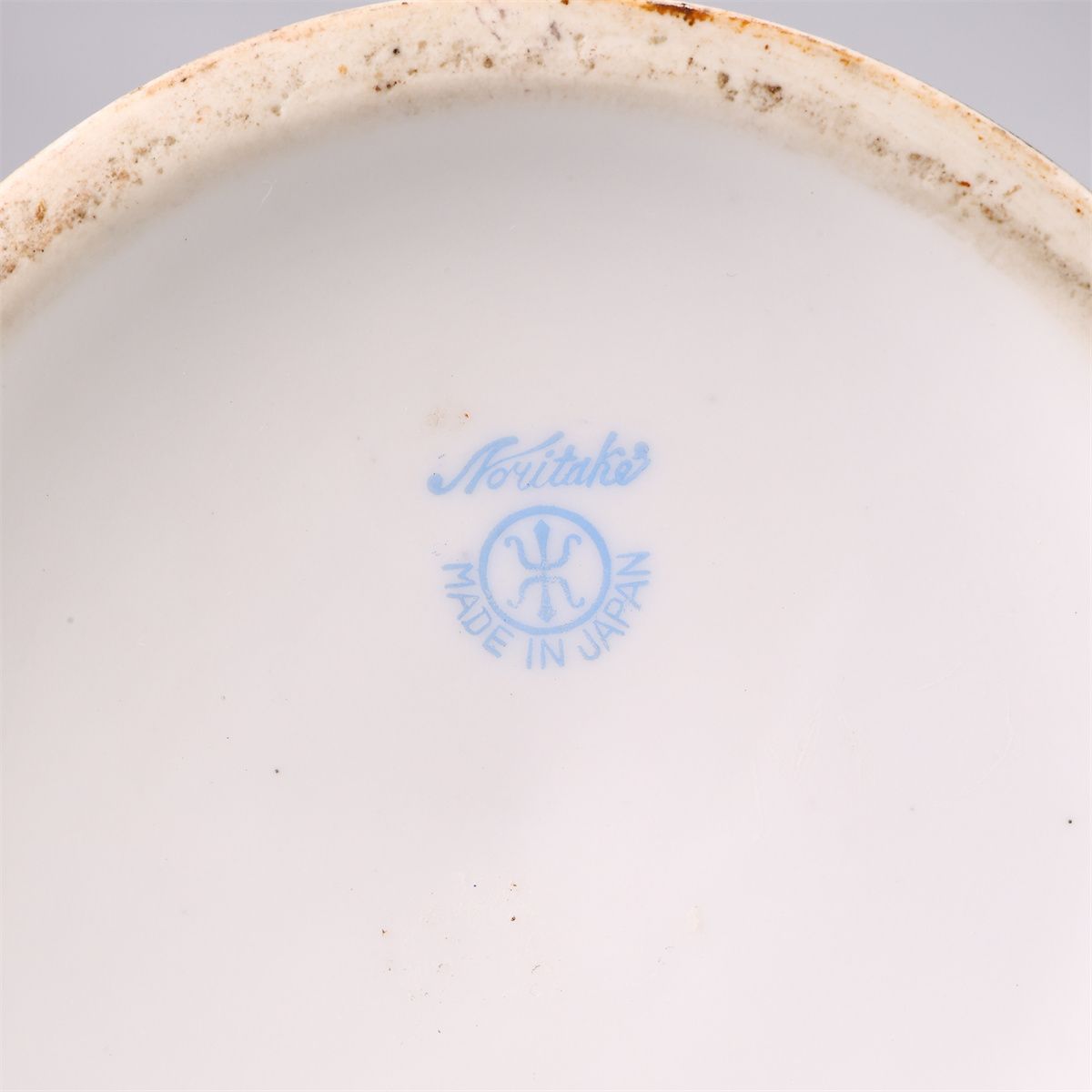 明治時代 Noritake 【オールドノリタケ】 瑠璃釉金彩山水紋 花瓶 2点