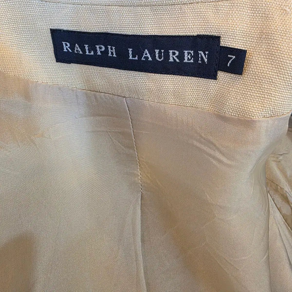 RALPH LAUREN リネン ブレーザー