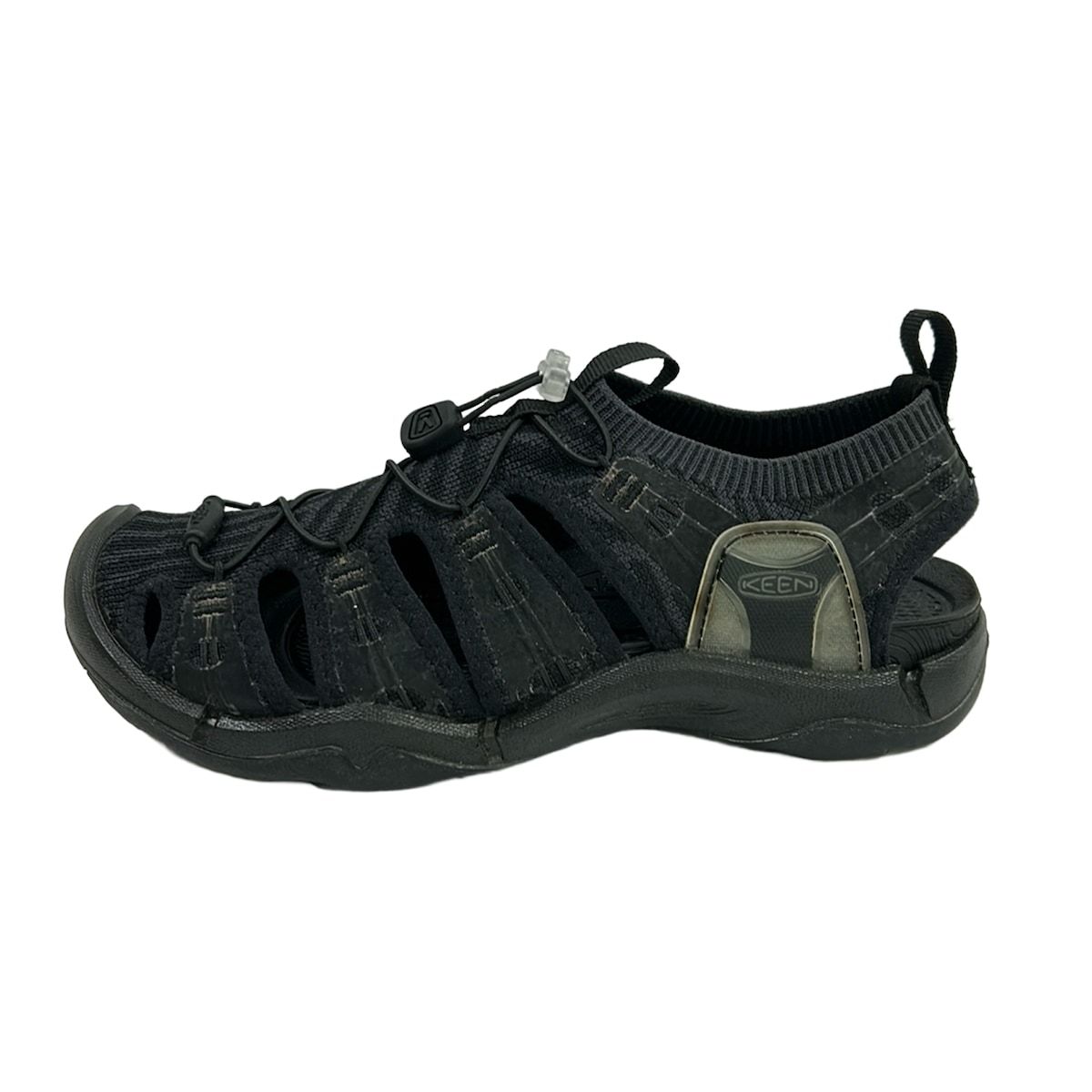 KEEN(キーン) サンダル 25 レディース - 黒×ダークグレー