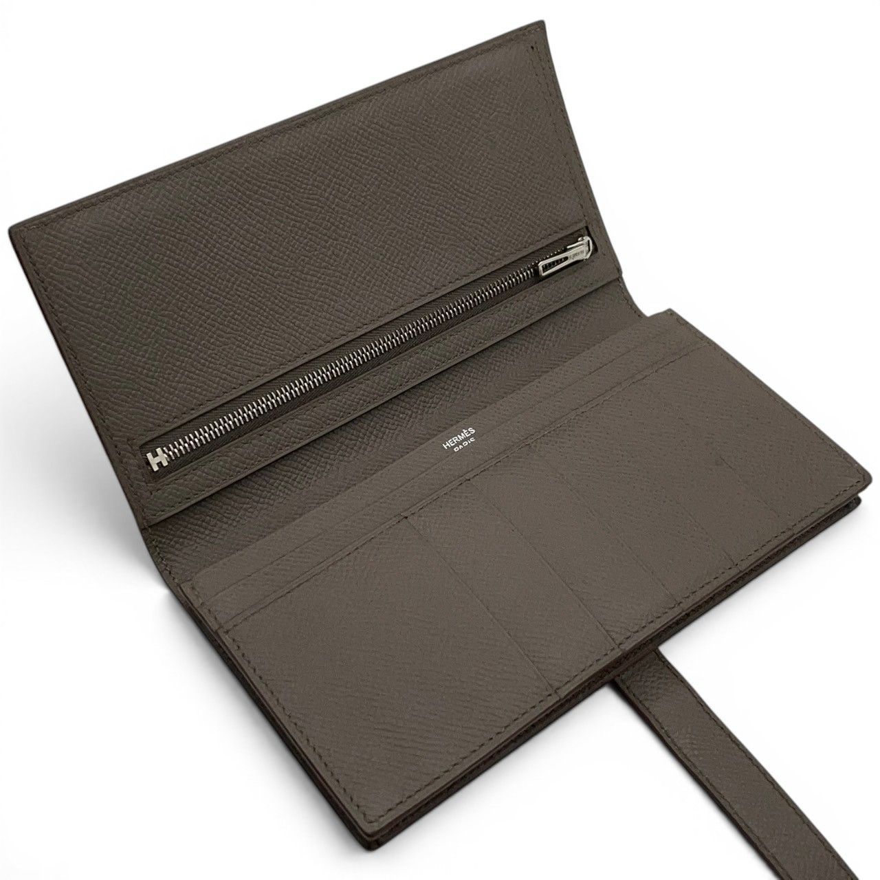 新品同様】エルメス HERMES 二つ折り長財布 ベアンスフレ ヴォー 