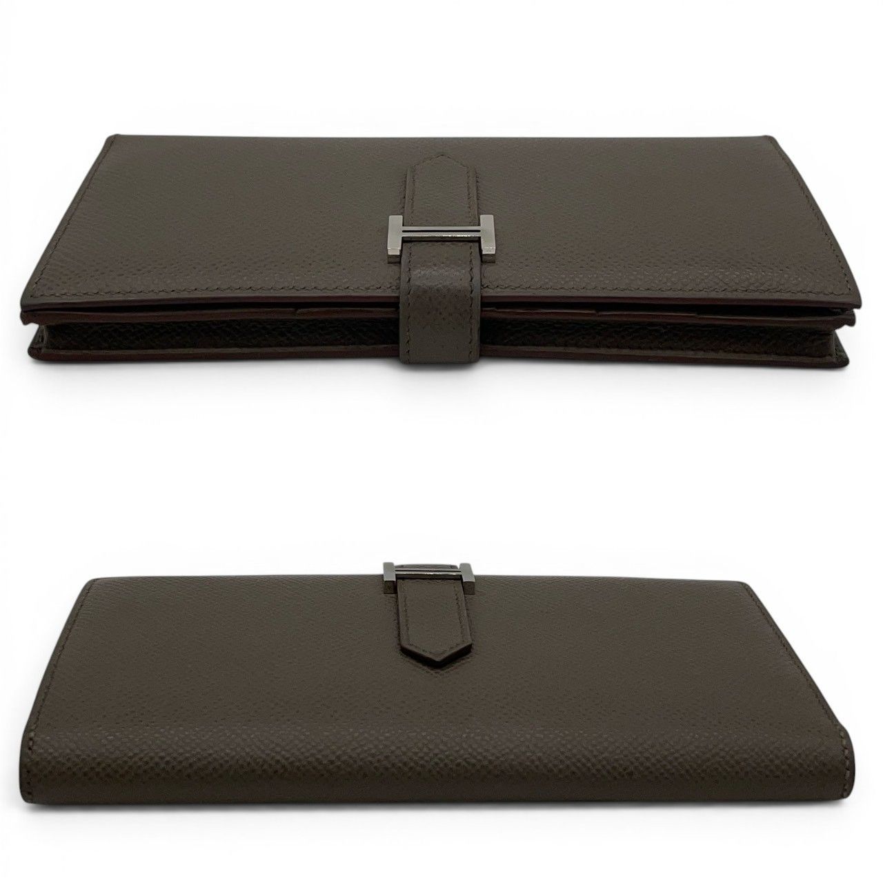 新品同様】エルメス HERMES 二つ折り長財布 ベアンスフレ ヴォー 