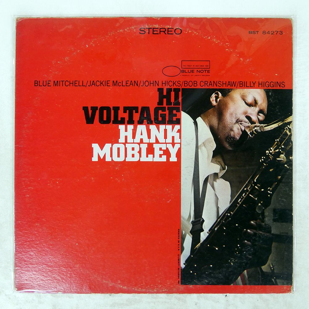 US盤 HANK MOBLEY/HI VOLTAGE/BLUE NOTE BST84273 LP 10,950円