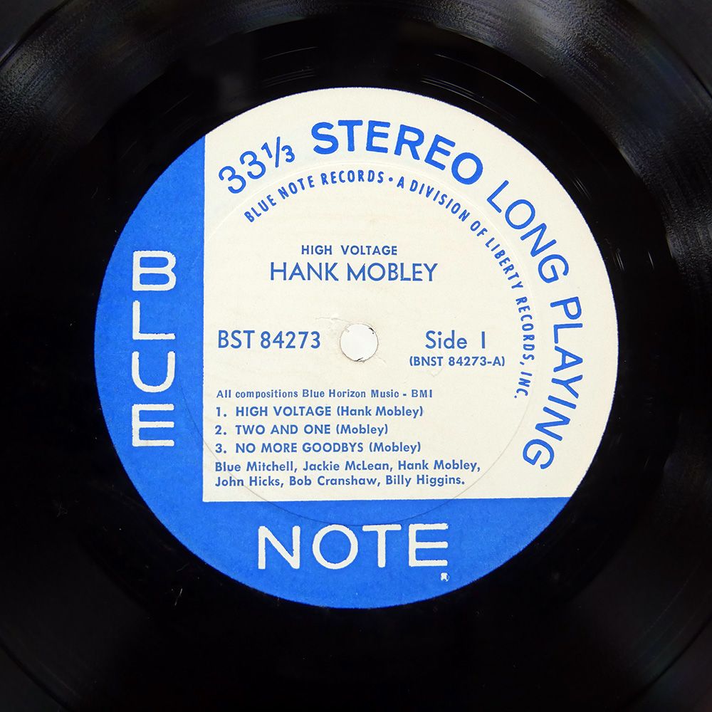US盤 HANK MOBLEY/HI VOLTAGE/BLUE NOTE BST84273 LP US盤 HANK MOBLEY/HI VOLTAGE/BLUE NOTE BST84273 LP