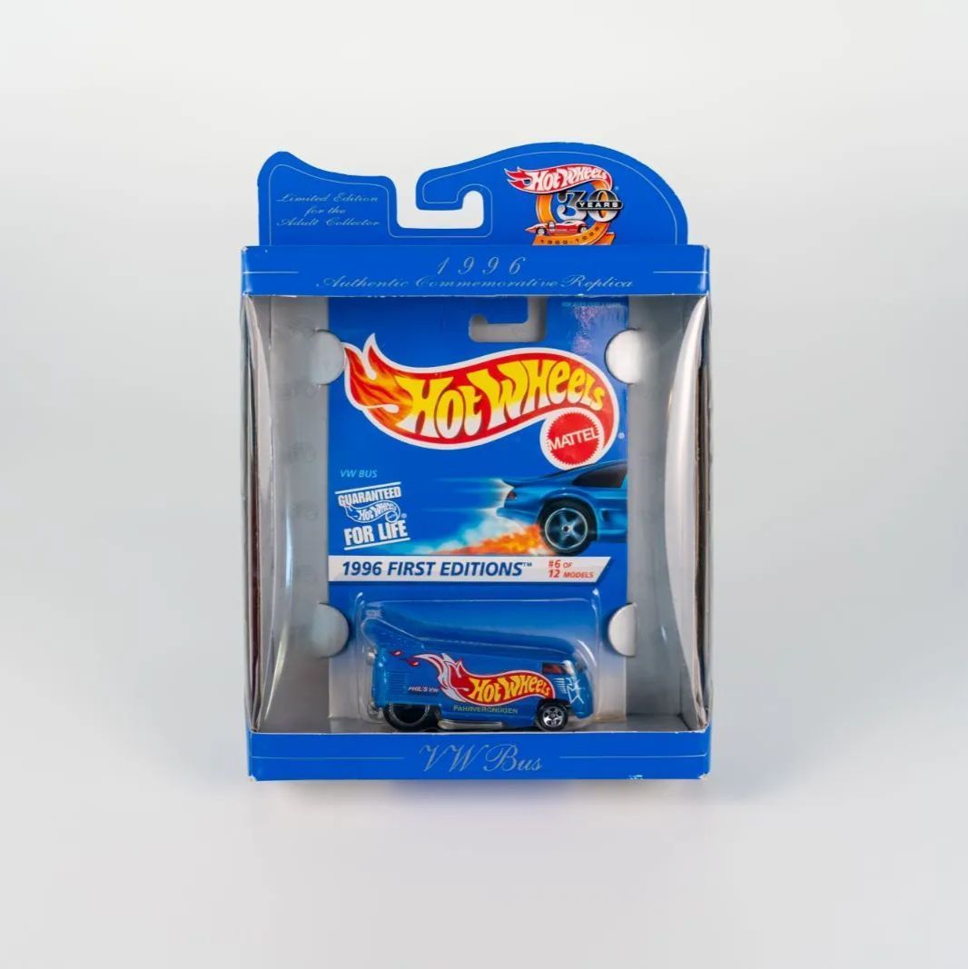 Hot Wheels - 1996 First Edition VW Bus - Blue - 1/64 - メルカリ