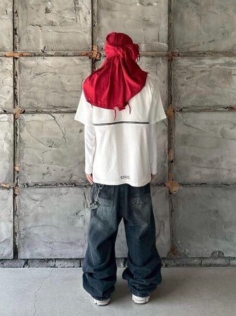 新品未使用【roaringrad】LAYERED ZIPPER T-SHIRTS