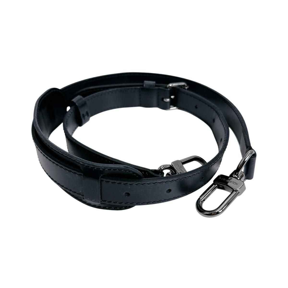 ルイヴィトン バッグアクセサリー ショルダーストラップ 肩掛けストラップ ショルダーストラップ LOUIS VUITTON ブラック