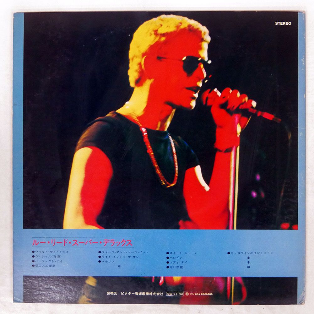 帯 国内盤 LOU REED/BEST OF/RCA SX103 LP