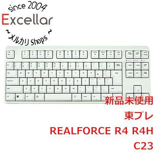 [bn:4] 【新品(開封のみ)】 東プレ　キーボード REALFORCE R4 R4HC23　スーパーホワイト