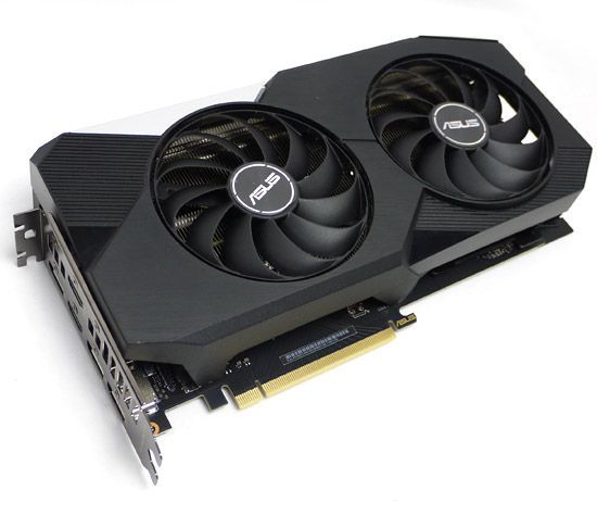 bn:12] ASUS グラボ DUAL-RTX3060TI-O8G-V2 PCIExp 8GB 元箱あり