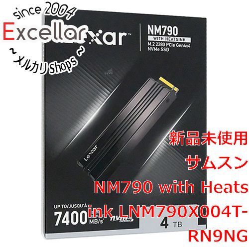 [bn:5] LEXAR　M.2 2280 SSD NM790 with Heatsink LNM790X004T-RN9NG　4TB