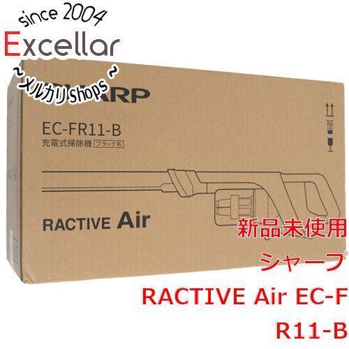 [bn:0] SHARP　コードレススティック掃除機 RACTIVE Air EC-FR11-B　ブラック