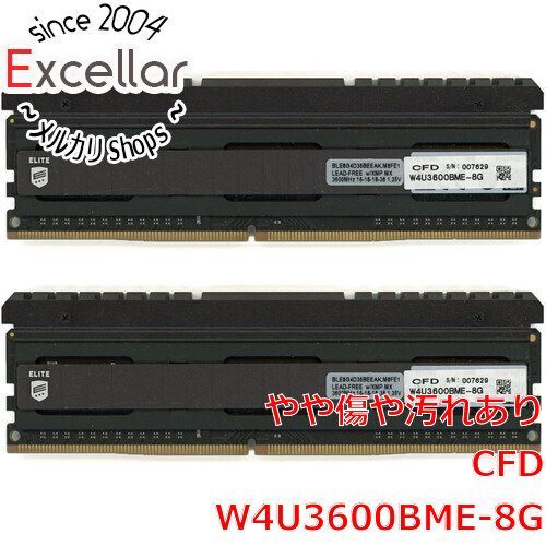 [bn:3] CFD　デスクトップ用 W4U3600BME-8G　DDR4-3600 8GB 2枚組
