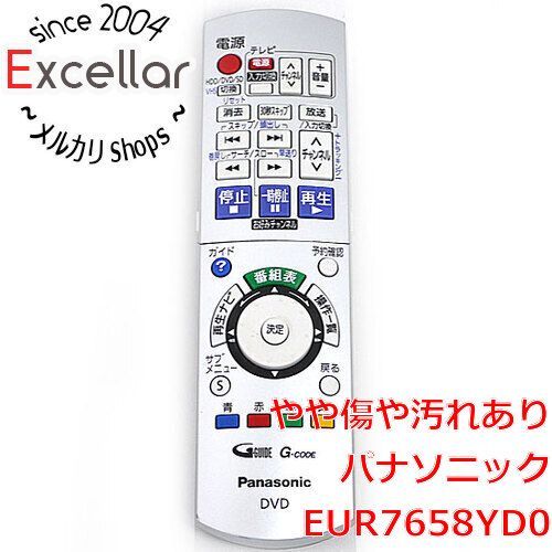 bn:18] Panasonic DVDレコーダー用リモコン EUR7658YD0 - メルカリ