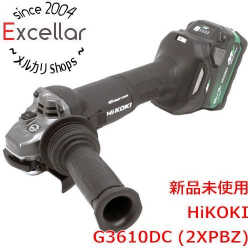 [bn:15] HiKOKI　コードレスディスクグラインダ(ブレーキ付)　G3610DC (2XPBZ)　ストロングブラック