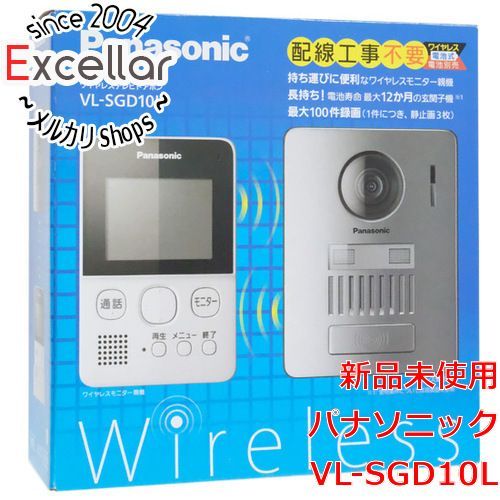 [bn:15] 【新品(開封のみ・箱きず・やぶれ)】 Panasonic　ワイヤレステレビドアホン　VL-SGD10L