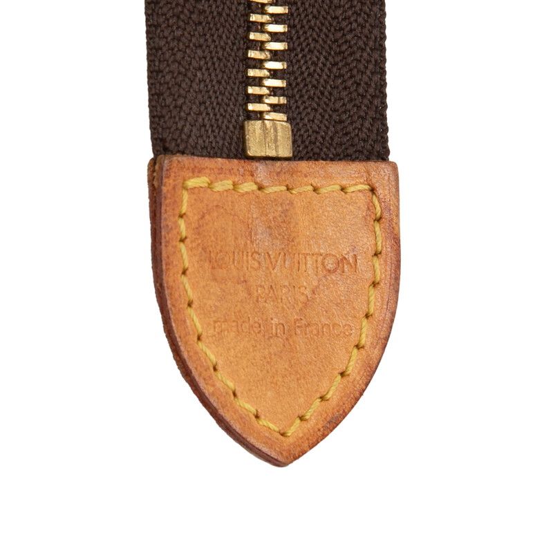 ルイ ヴィトン モノグラム ポシェット トワレット19 ポーチ M47544 ブラウン PVC レザー レディース LOUIS VUITTON【1-0266085】