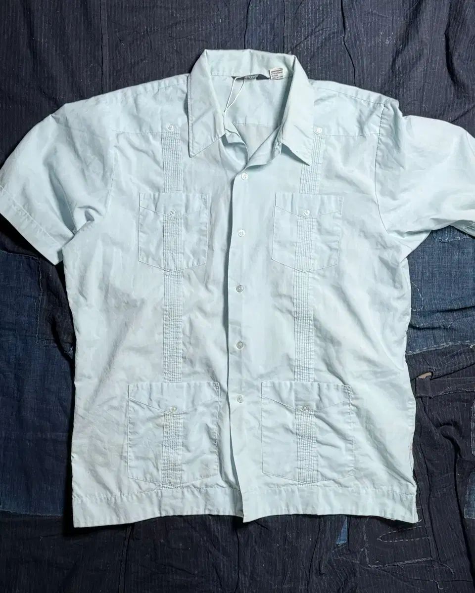 70-80s プレミア グァジャベーラ シャツ XL