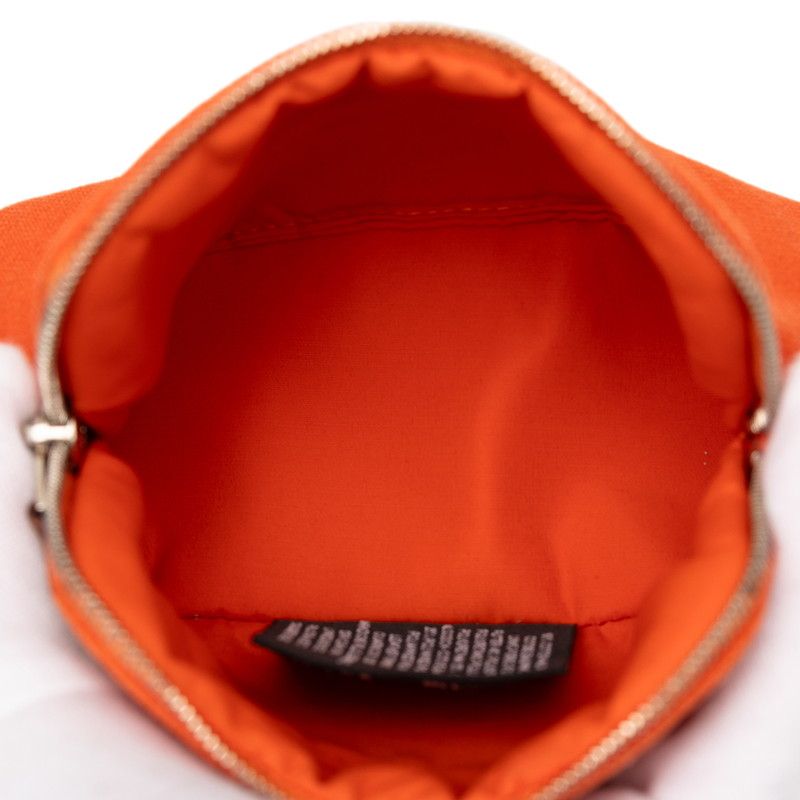 エルメス ボリードポーチ16 ミニミニ ポーチ 小物入れ オレンジ キャンバス レディース HERMES【240-68382】 エルメス ボリードポーチ16 ミニミニ ポーチ 小物入れ オレンジ キャンバス レディース HERMES【240-68382】