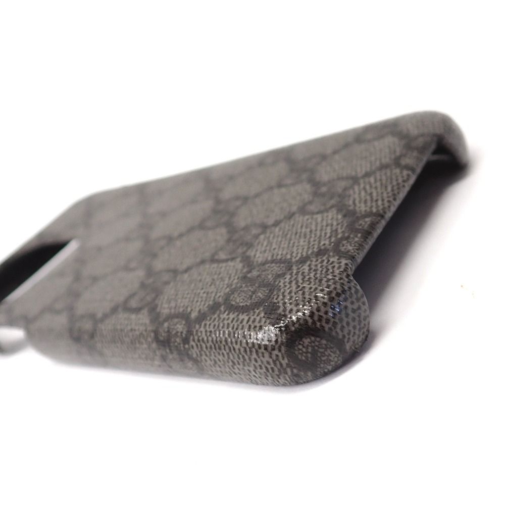 Ft642743 グッチ 携帯・スマホアクセサリー スマホケース オフィディア iPhone15 Pro MAX用 GGスプリーム 760214・617664 グレー GUCCI 中古