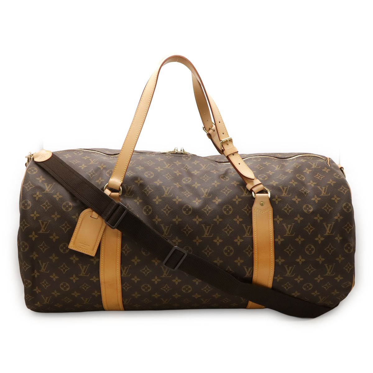 LOUIS VUITTON ルイ ヴィトン モノグラム サック ポロション ボストン