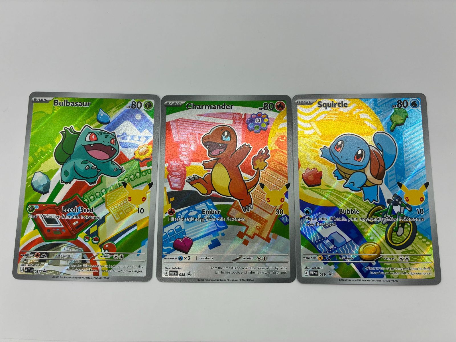 ポケモンカード 30周年記念 プロモ 御三家セットフシギダネ ヒトカゲ