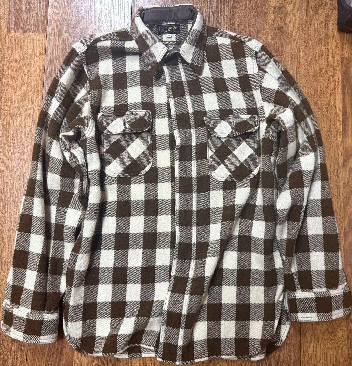 TIMEWORN CLOTHING(タイムウォーンクロージング) At Last&Co(アットラスト) ウールシャツ バッファローシャツ