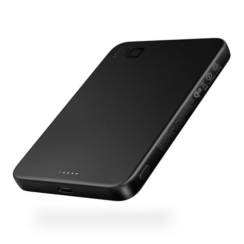 CIO Qi2 MagSafe対応 5000mAh 発熱抑制優先 超薄型 [薄さ8.7mm] マグネット ワイヤレス充電 軽量 小型 USB-C PD 20W iPhone 17 / 16 / 15 / 14 / 13 / 12 / Airシ cbf4a968