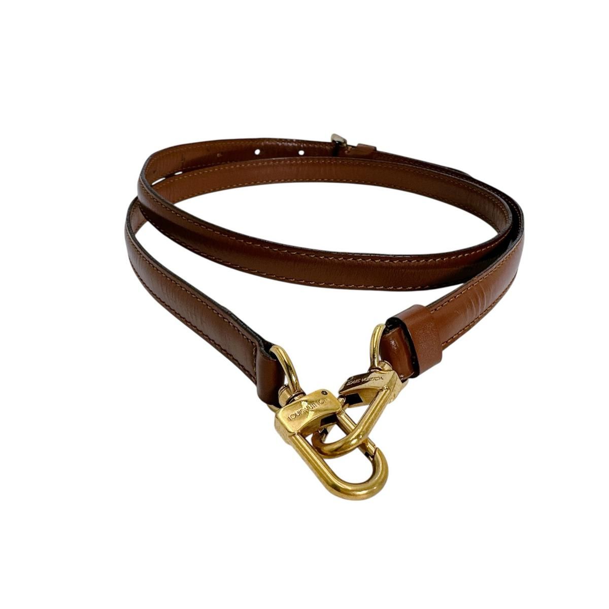 ルイヴィトン モンソー用 ショルダーストラップ 肩掛けストラップ ショルダーストラップ LOUIS VUITTON ブラウン