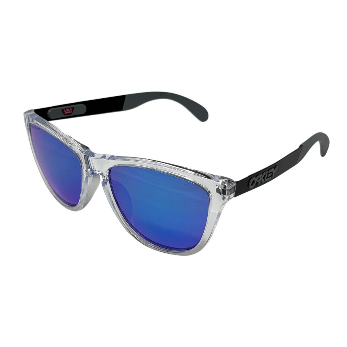 ♪4296 オークリー サングラス OO9428F-0655 フロッグスキン ミックス ローブリッジフィット 55□17 140 アジアフィット 中古 OAKLEY Frogskins Mix Low Bridge Fit