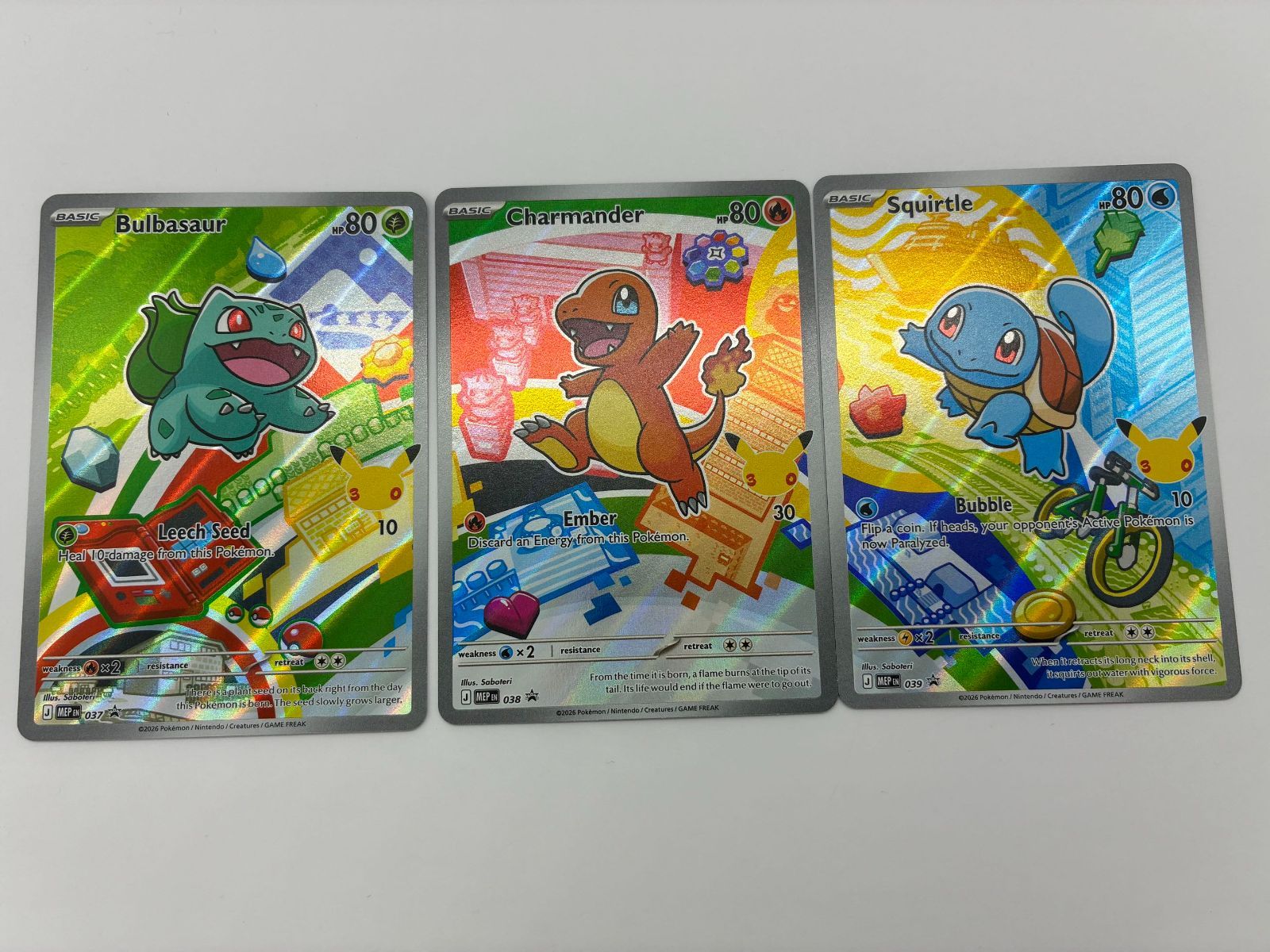 ポケモンカード 30周年記念 プロモ 御三家セットフシギダネ ヒトカゲ
