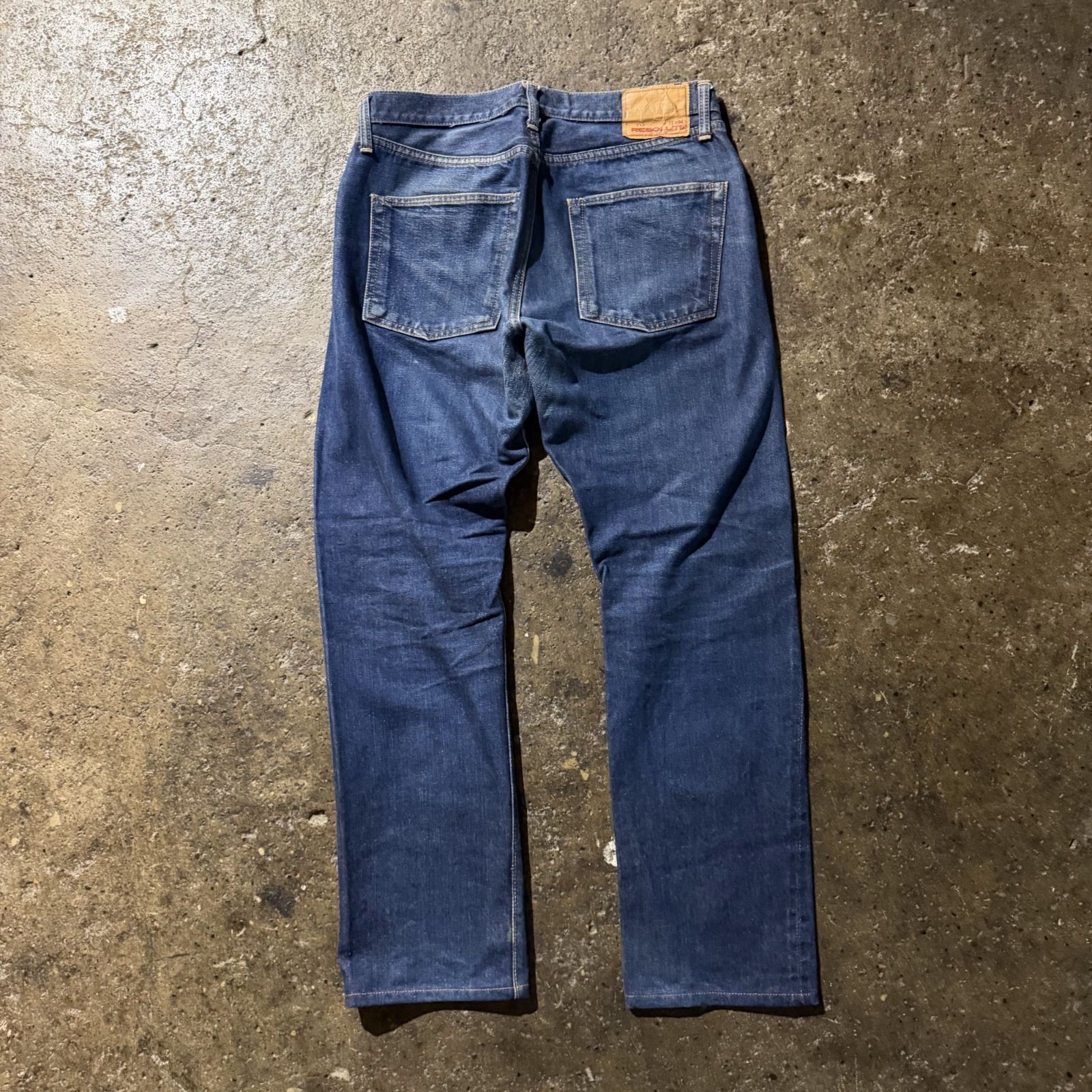 RESOLUTE Lot.710 66モデル デニムパンツ リペアあり インディゴ W34 