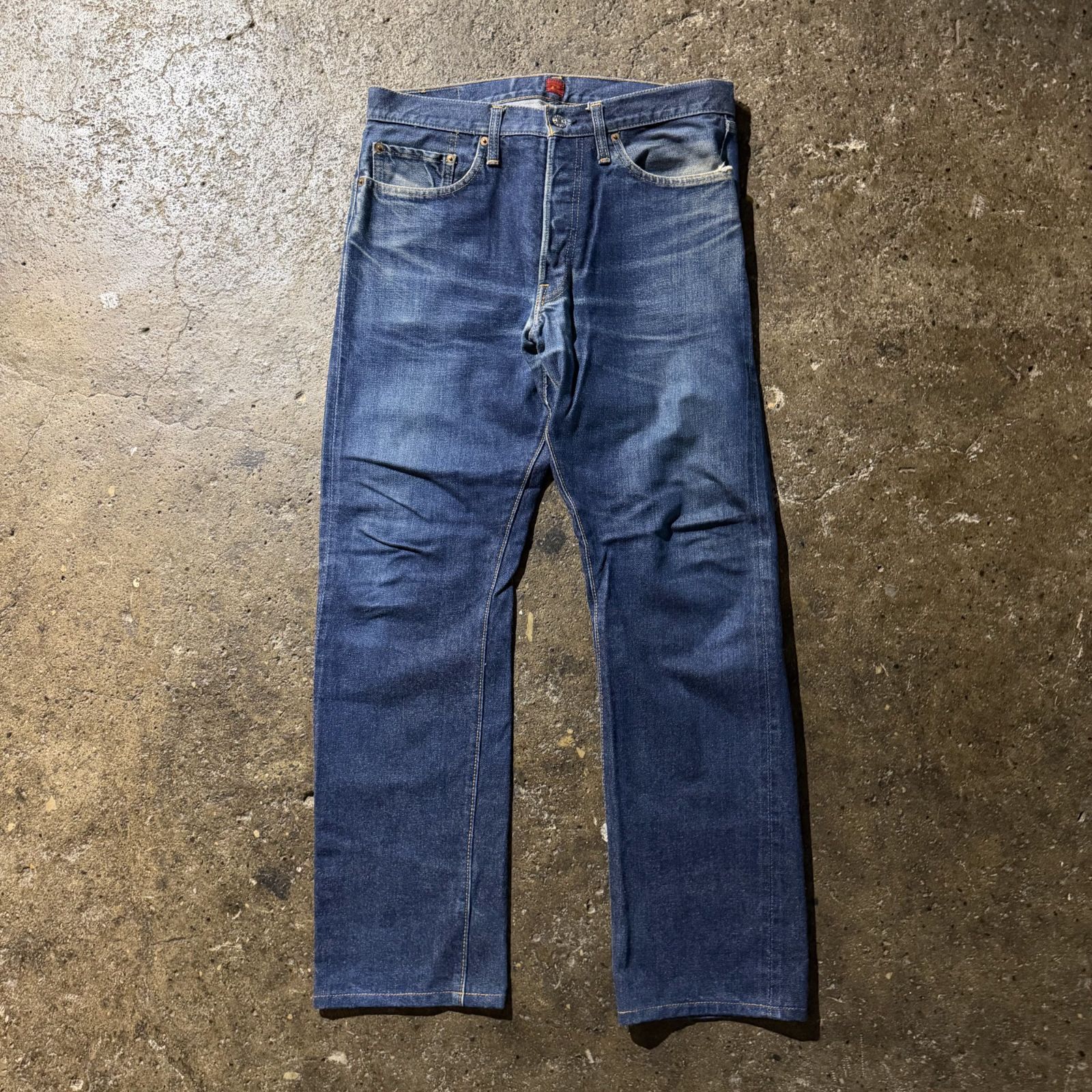 RESOLUTE Lot.710 66モデル デニムパンツ リペアあり インディゴ W34 L34 リゾルト
