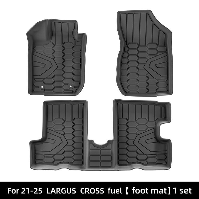 送料込 ラーダ ラルグス クロス LADA LARGUS CROSS 右ハンドル 2021-2025 TPE フロアマット カーマット 簡単取付 美装 車内保護