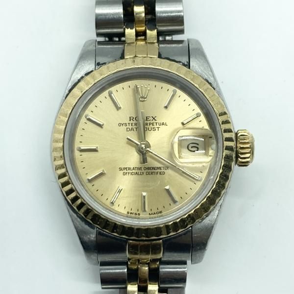 【中古】ROLEX X番 デイトジャスト 腕時計 69173 ロレックス シルバーカラー/ゴールドカラー[19]