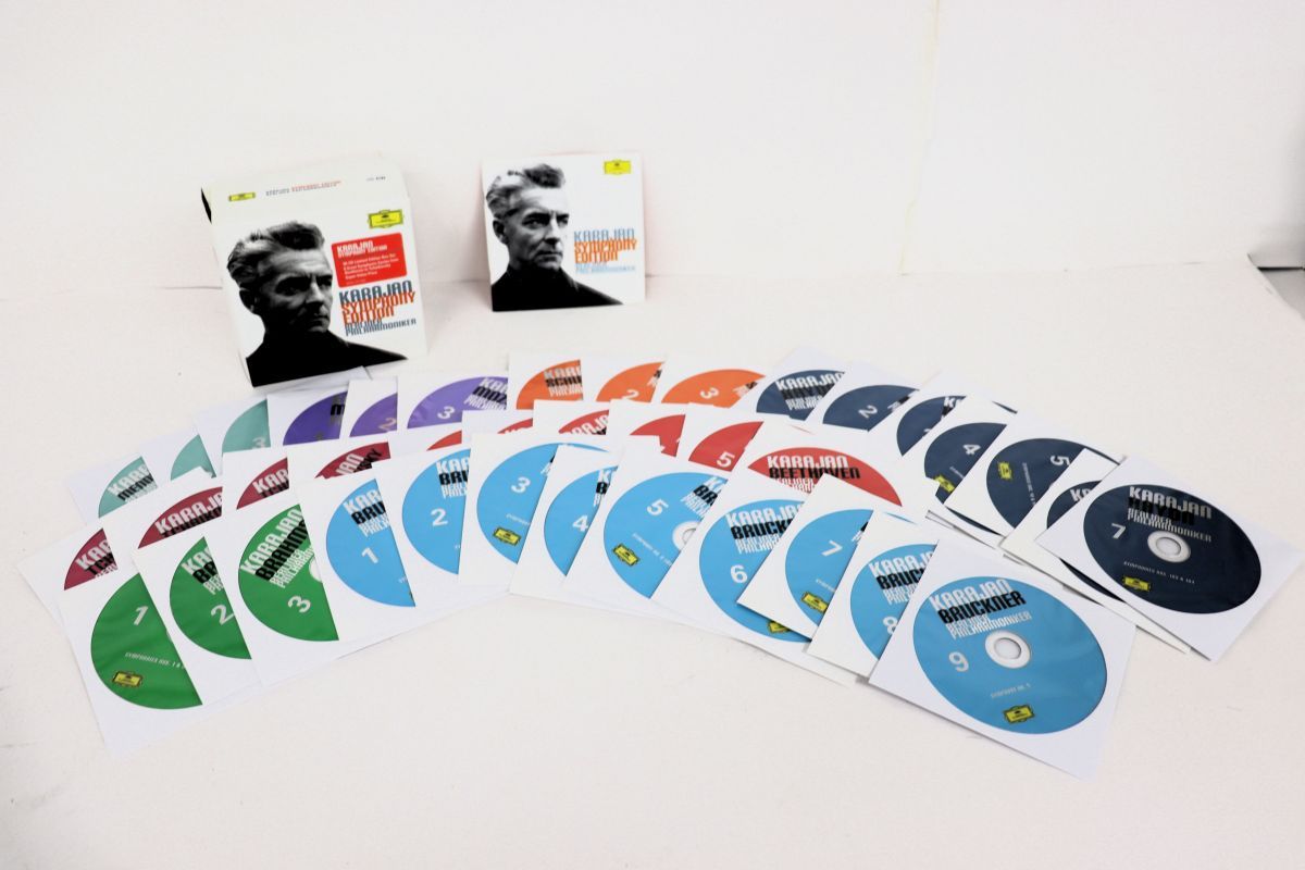 38CD Herbert von Karajan, Berliner Philharmoniker Karajan Symphony Edition Deutsche Grammophon US /00800