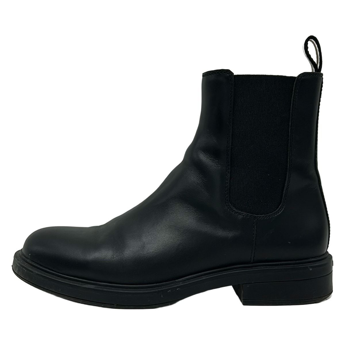 HUGOBOSS(ヒューゴボス) ショートブーツ 38 レディース - 黒 サイドゴア レザー 7,500円