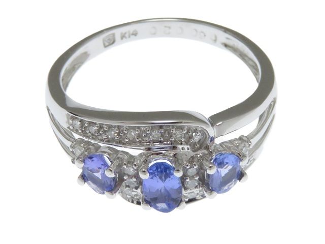 JEWELRY ジュエリー リング K14ホワイトゴールド #14号 約3.2g【中古】【430】2141000364339