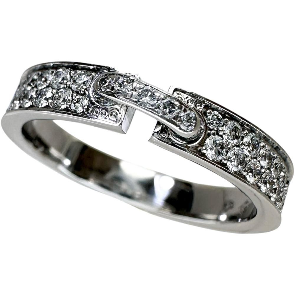 12号 【Chaumet/ショーメ】リアンリング エヴィダンス ダイヤモンド リング・指輪 K18WGホワイトゴールド 18金 3.8g #52 レディース 【中古】【真子質店】【GD】