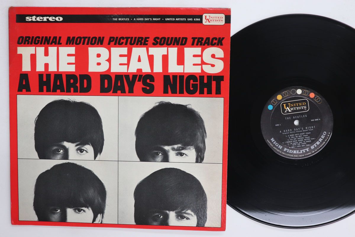 LP Beatles A Hard Days Night UAS6366 UNITED ARTISTS /00260